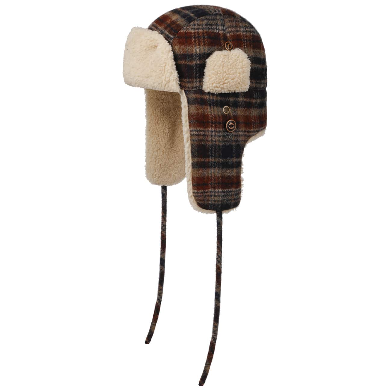 Stetson Checked Bomber Aviator Hat