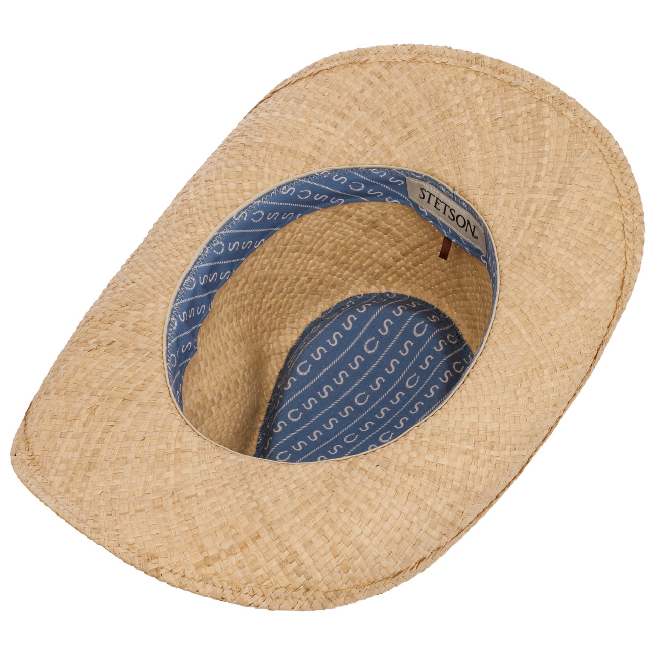 Stetson Western Raffia Hat Natur/Brown