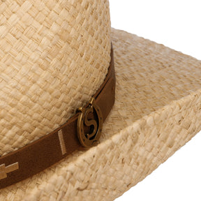 Stetson Western Raffia Hat Natur/Brown