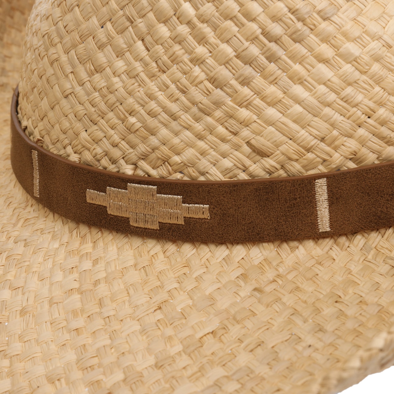 Stetson Western Raffia Hat Natur/Brown