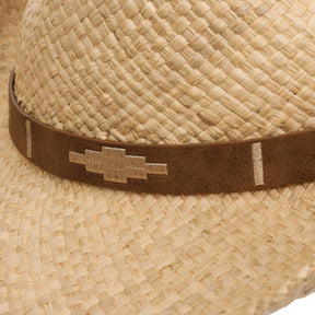 Stetson Western Raffia Hat Natur/Brown