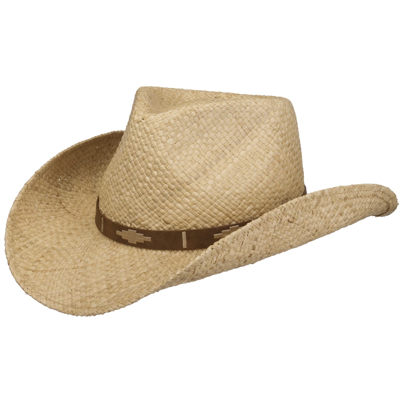 Stetson Western Raffia Hat Natur/Brown
