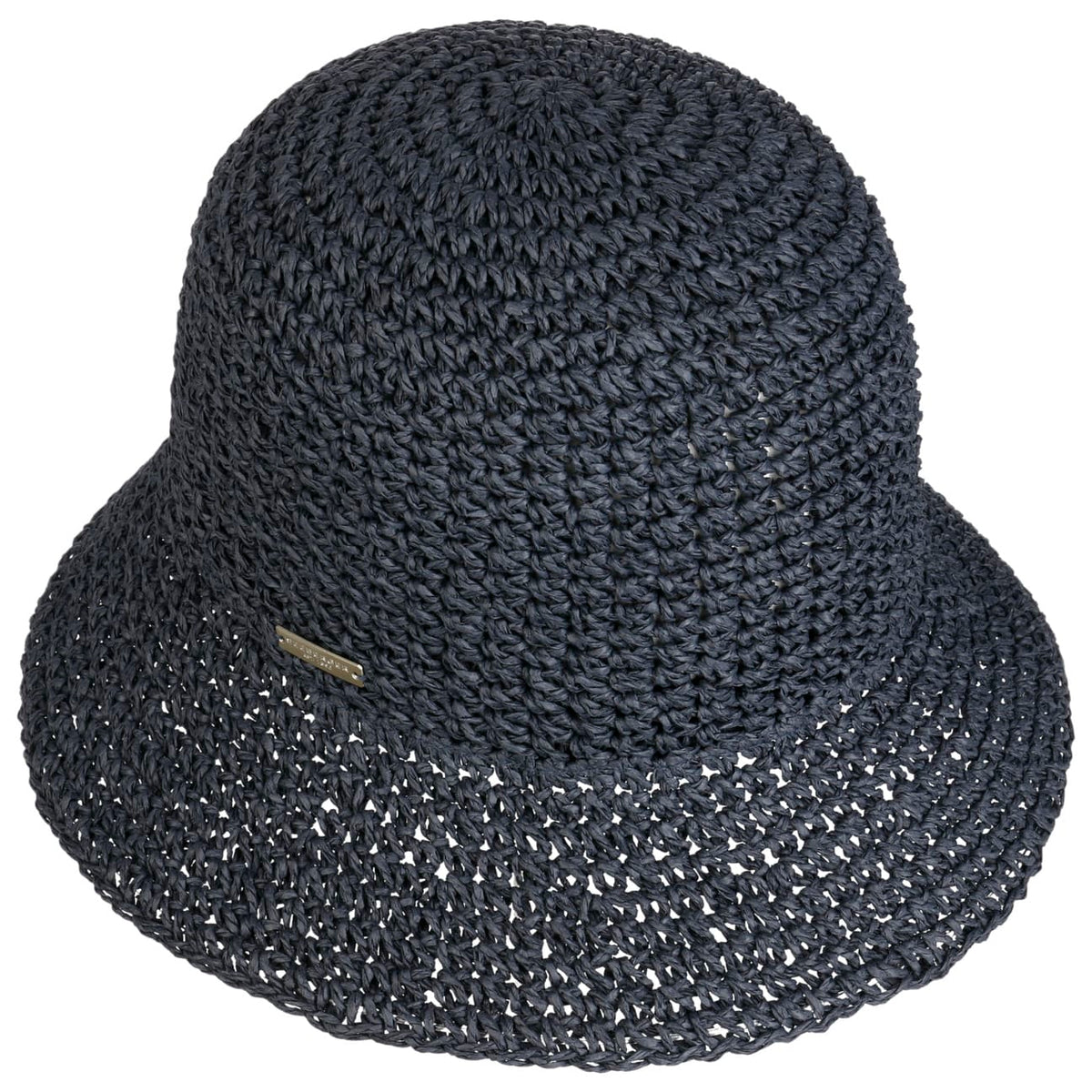 Seeberger Crochet Bucket Hat Swallow Blue