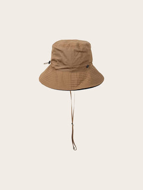 Loevenich Lined Rain Hat With Chin Strap Camel