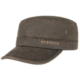 Stetson Army Cap CO/PES Brown
