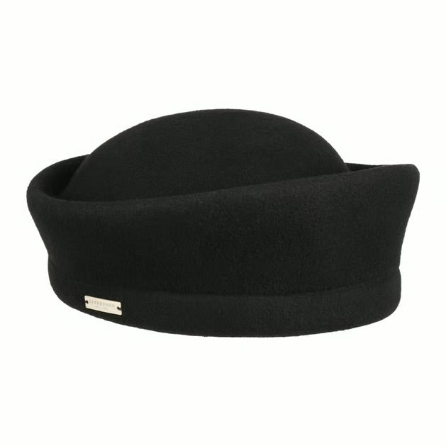 Seeberger Woolfelt Pillbox Black