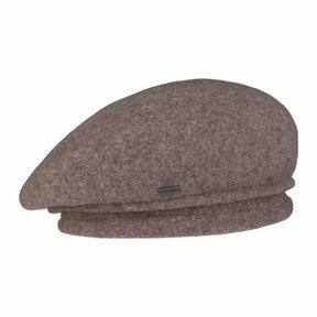 Milled Wool Beret Beige