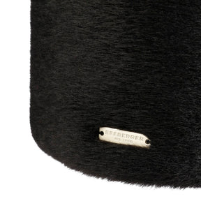 Seeberger Fake Fur Toque Black