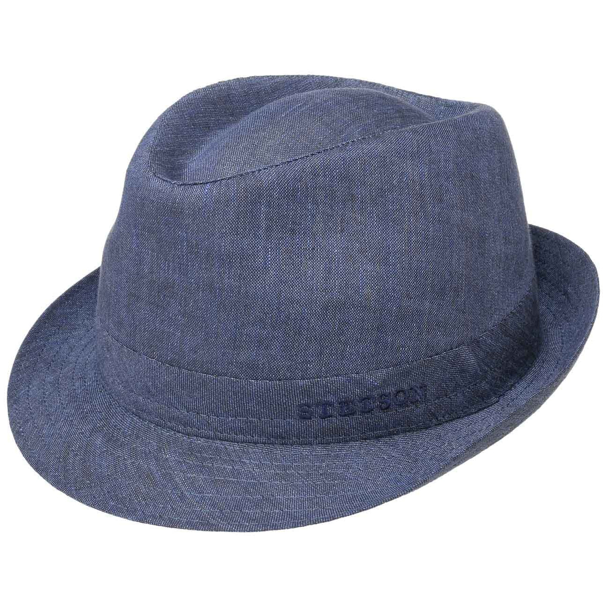 Stetson Trilby Geneva Linen Blue