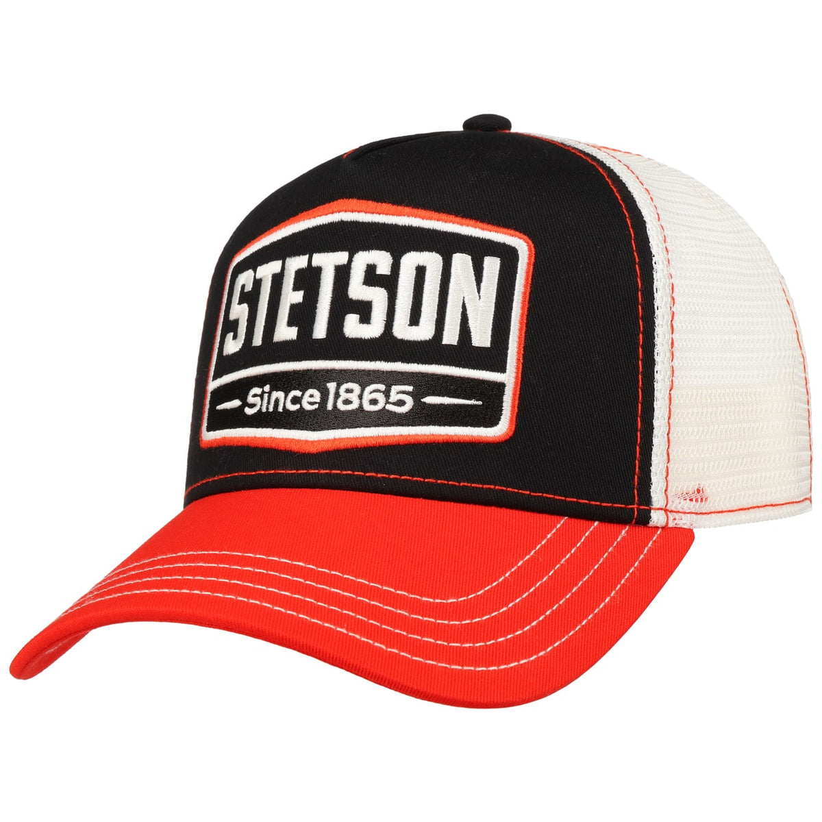 Stetson Trucker Cap Gasoline Orange