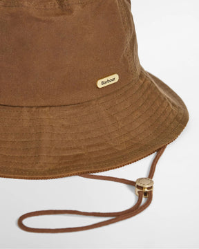 Barbour Delilah Waxed Bucket Hat Tan