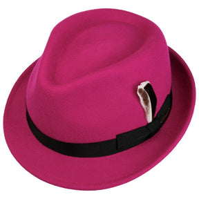 Stetson Levamo Trilby Woolfelt Pink