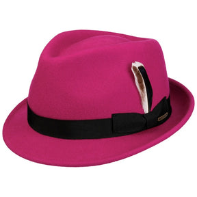 Stetson Levamo Trilby Woolfelt Pink