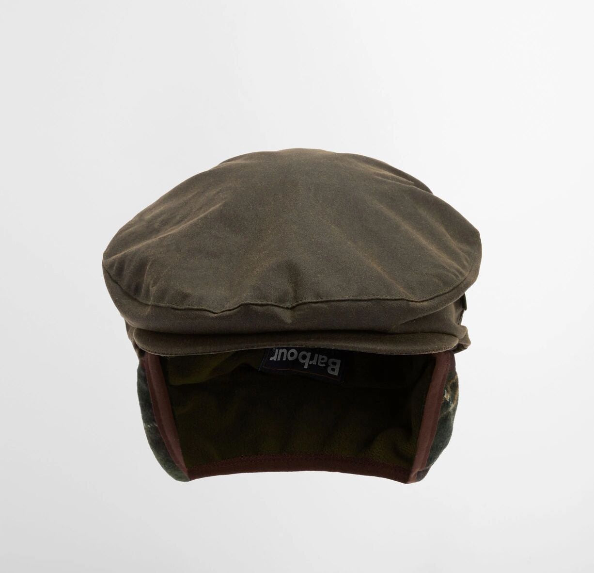 Barbour Cheviot Wax Flat Cap Olive