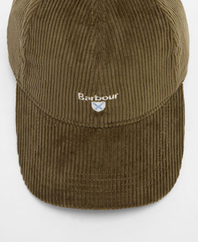 Barbour Preston Cord Cap Green