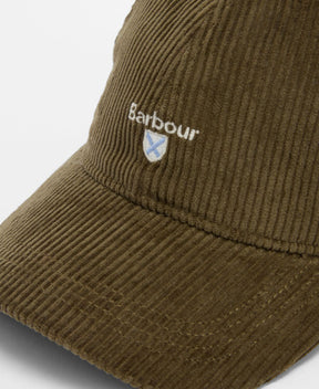 Barbour Preston Cord Cap Green