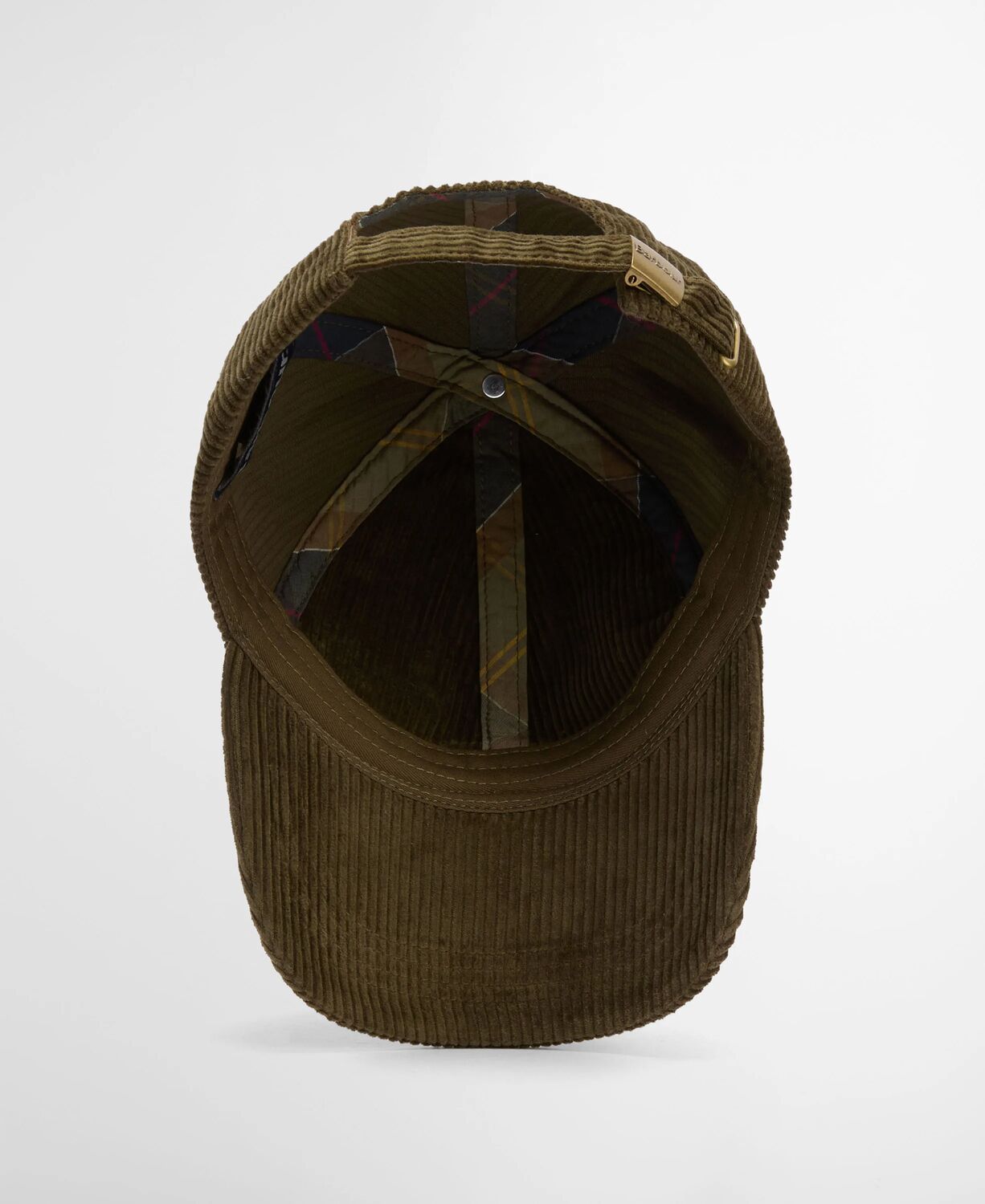 Barbour Preston Cord Cap Green