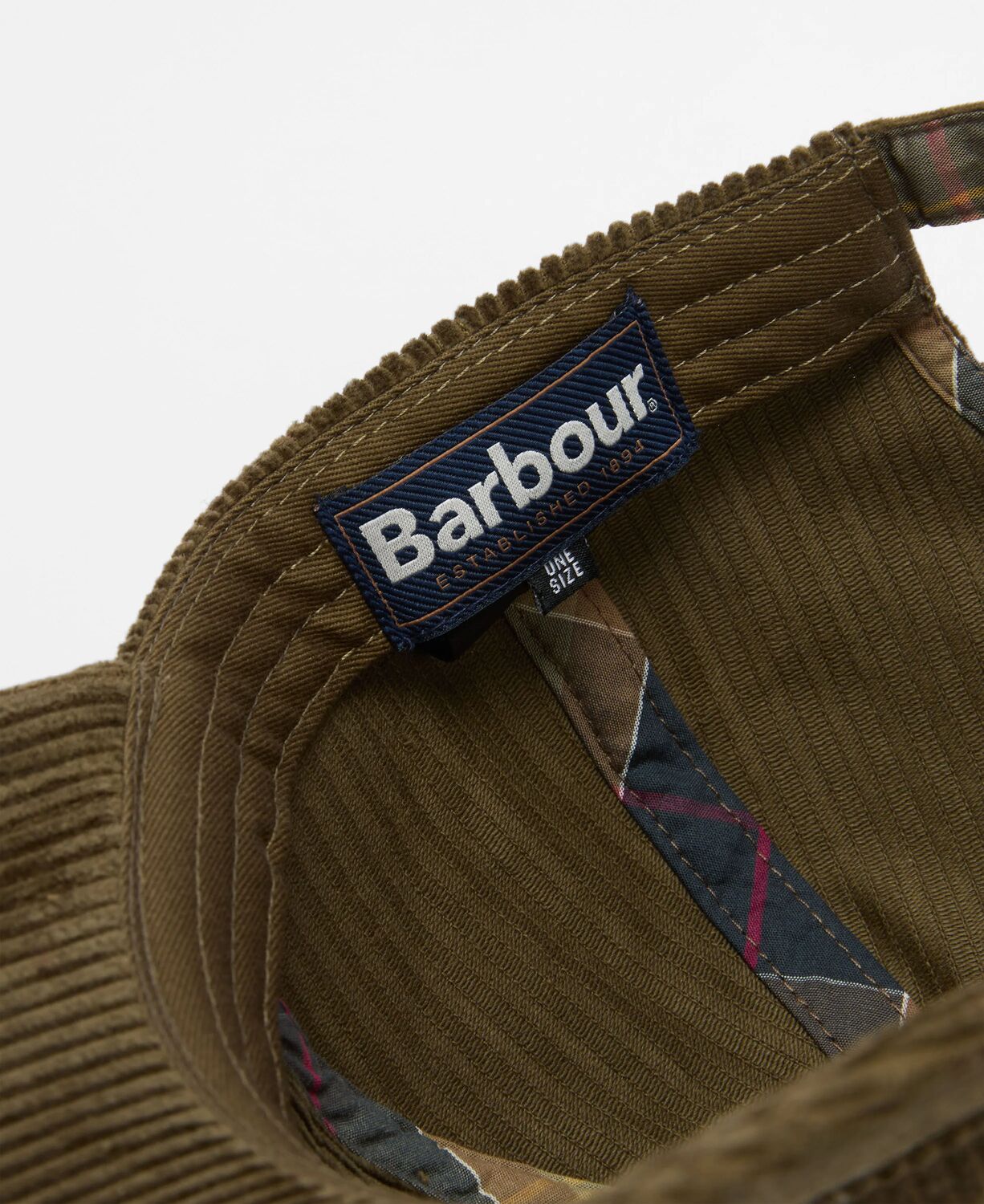 Barbour Preston Cord Cap Green