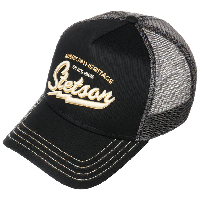 Stetson Trucker Cap American Heritage Black