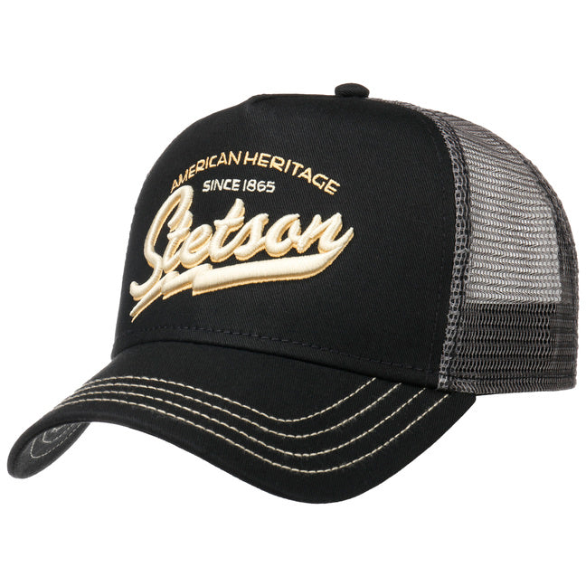 Stetson Trucker Cap American Heritage Black