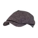 Wigéns Newsboy Classic Cap Dark Brown Melange