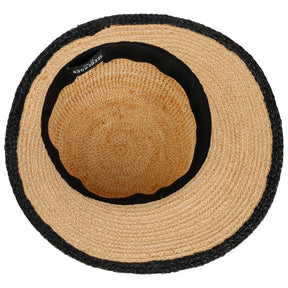 Seeberger Raffia Crochet Cap Natural