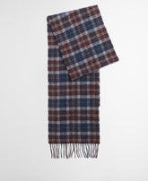 Barbour Tartan Lambswool Scarf Midnight