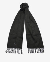 Barbour Plain Lambswool Plain Scarf Olive