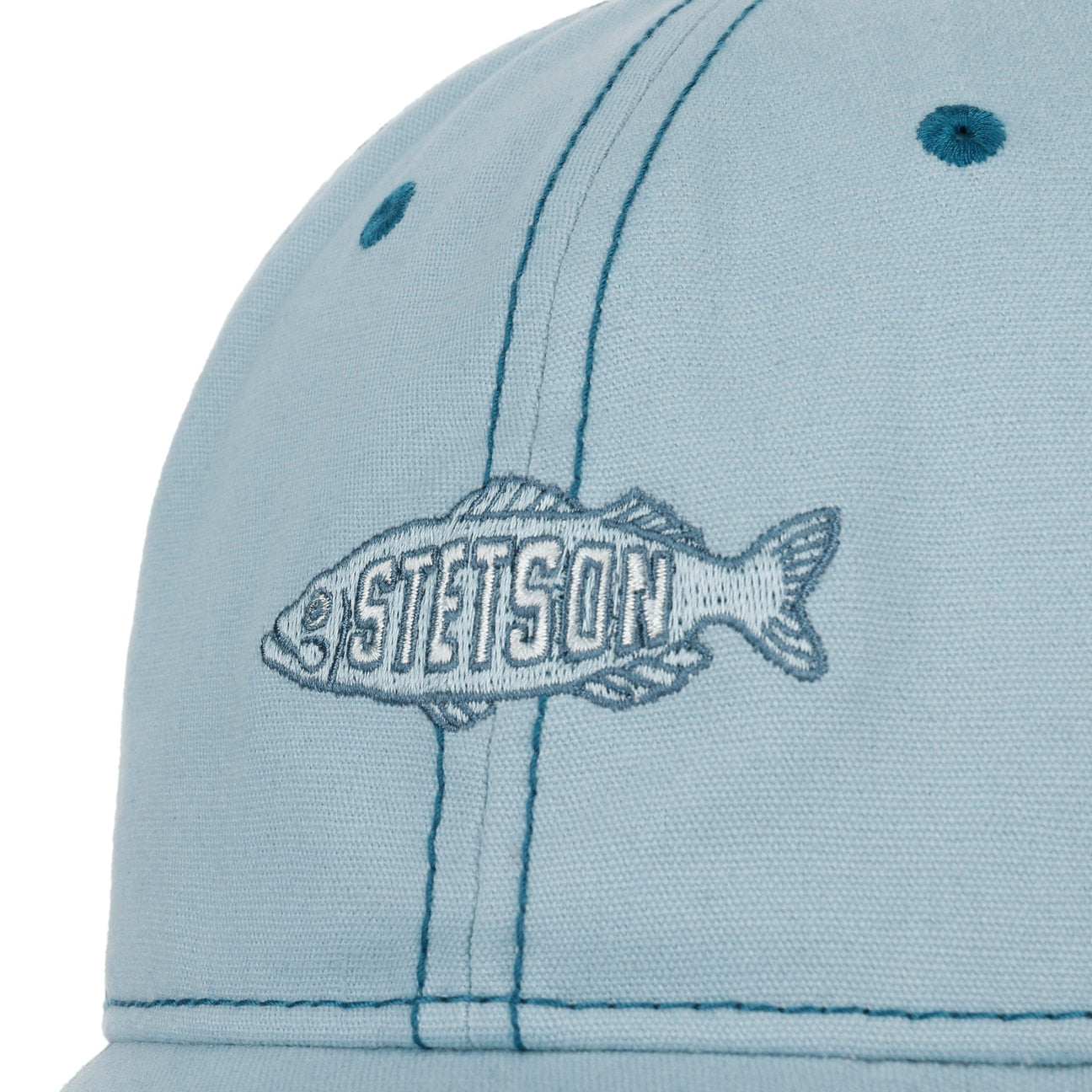 Stetson baseballkasket Fishing Light Blue