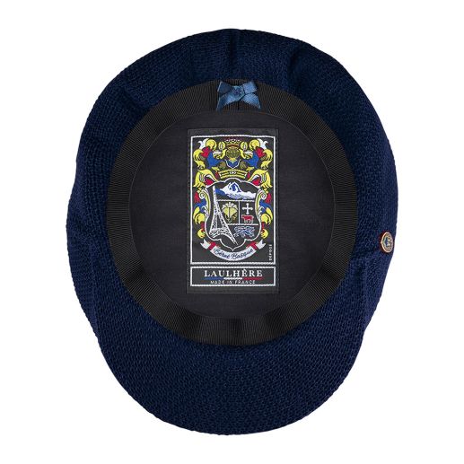 Laulhère Loop Flat Cap Navy