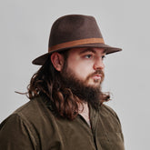 Wigéns Bosco Hat Brown Melange