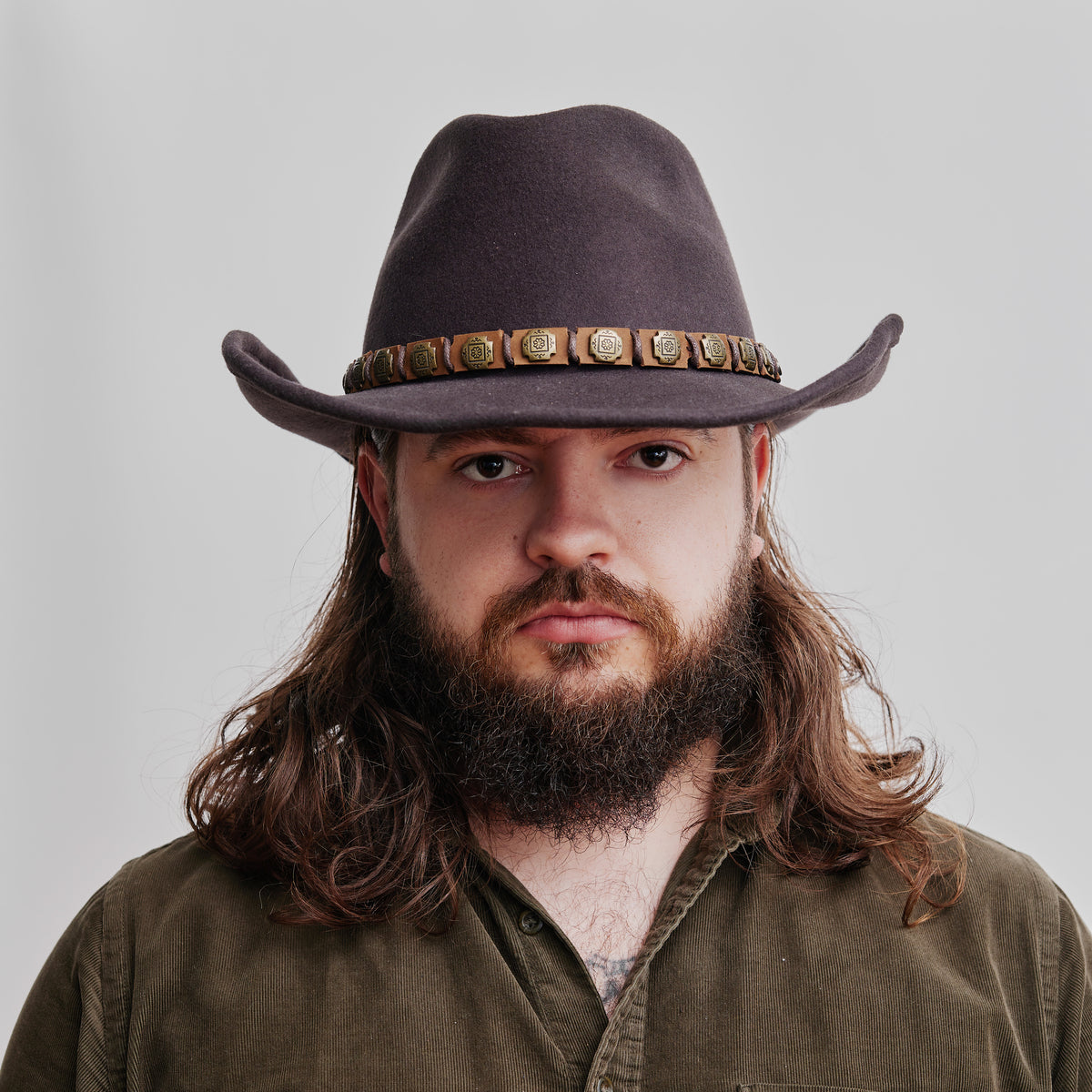 Stetson Hackberry Western Wool Brown