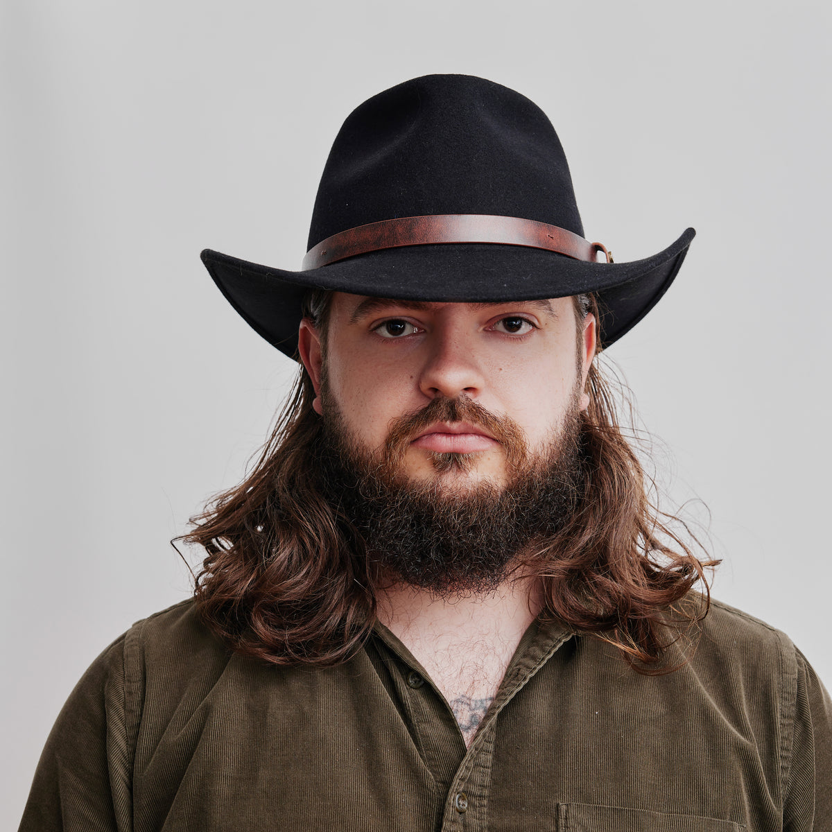 Stetson Traveller Western Woolfelt Black