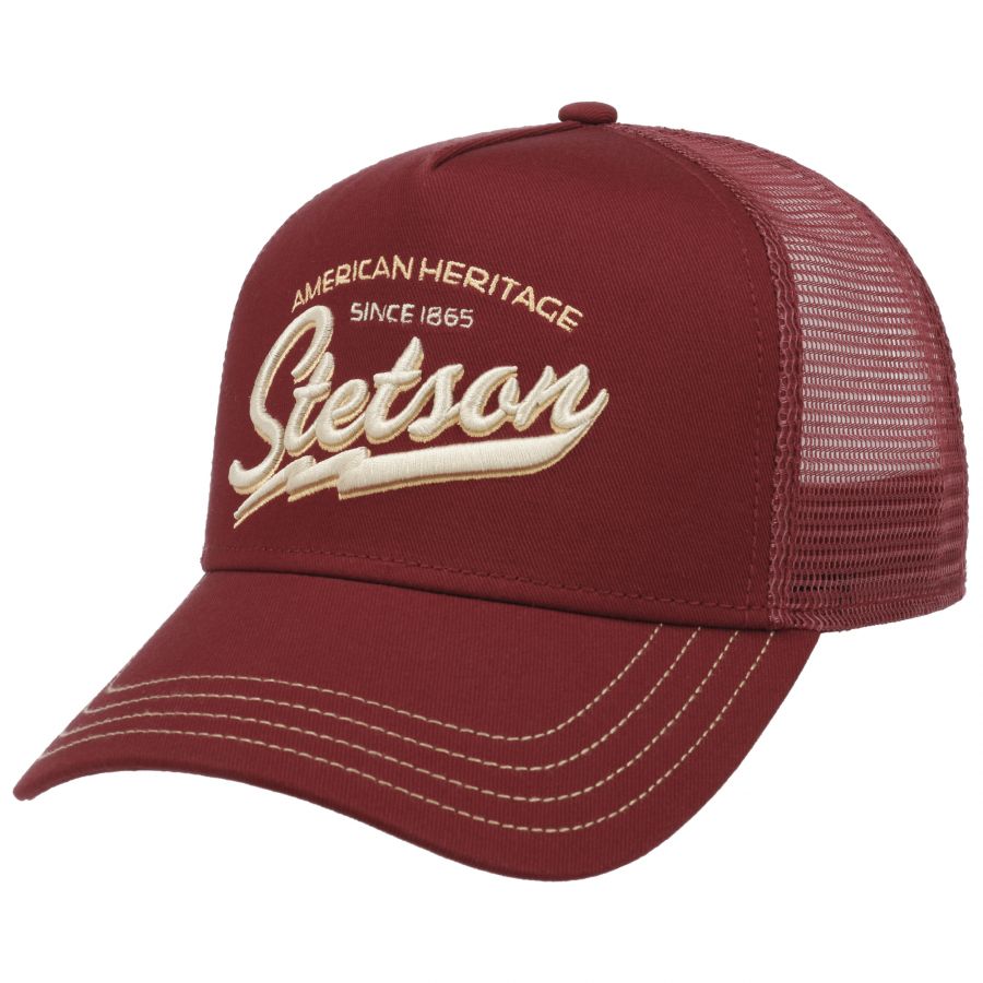 Stetson Trucker Cap American Heritage Classic Red