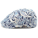 Wigéns Pub Cap Navy Pattern