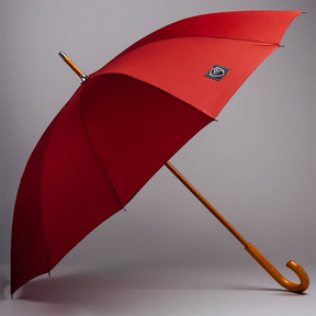 Rain &amp; Son Classic Umbrella Dark Red