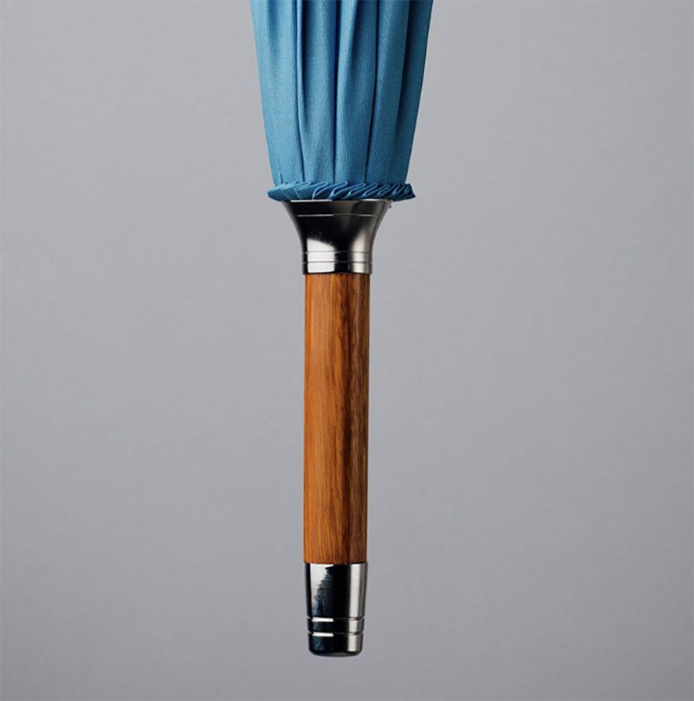 Rain & Son Klassiskt Paraply Ljusblått
