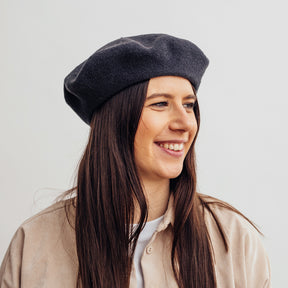 Laulhère Beret Authentique - Anthracite