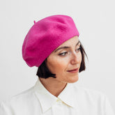 Hatthyllan Beret - Hot Pink