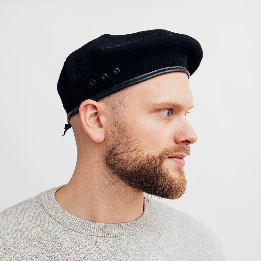 Tonak Beret Monty Wool Black