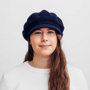 Hattehylde Fanky Beret Cap - Navy