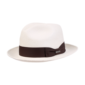 Wigéns Trilby Panama Hat Dark Brown