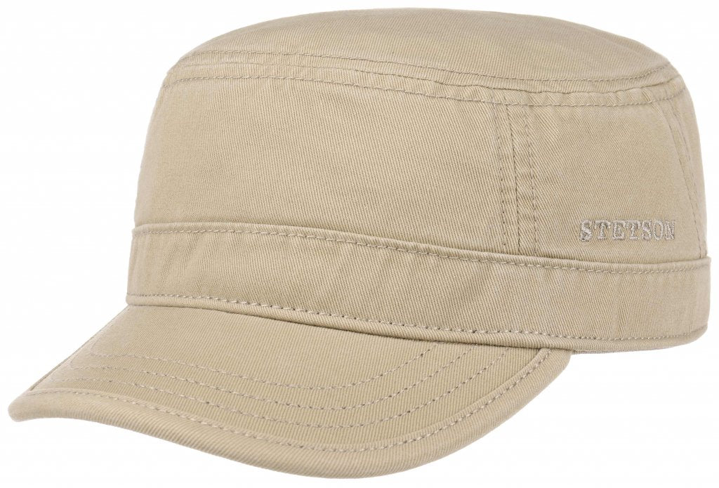 Stetson Army Cap Bomuld Beige 