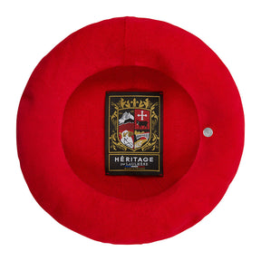 Laulhère Authentique Cotton Beret Red