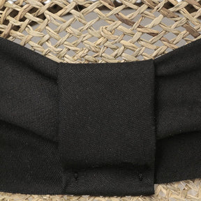 Seeberger Seagrass Straw Cap Natural/Black