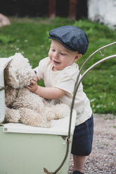 CTH-Mini Carl Jr. Organic Denim Flat Cap