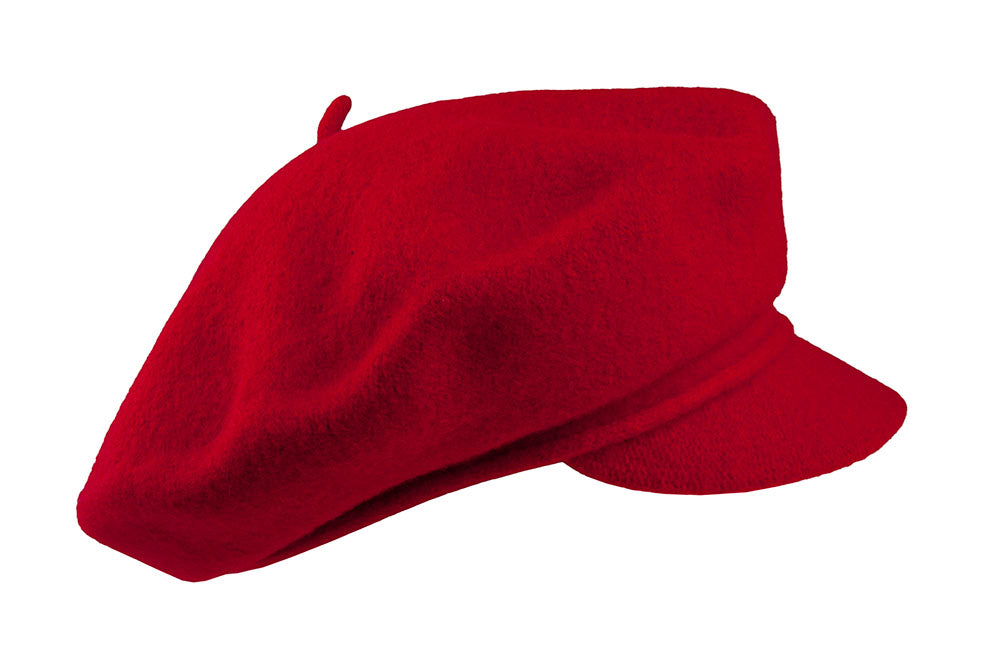 Hatthyllan Fanky Beret Cap - Red