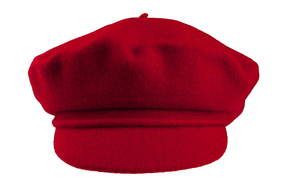 Hattehylde Fanky Beret Cap - Rød