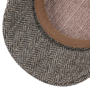 Stetson Hatteras Wool Herringbone Grey