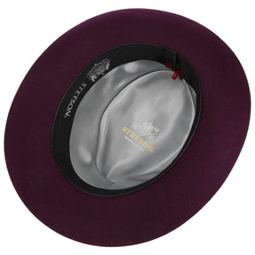 Stetson Penn Fedora Furfelt Burgundy